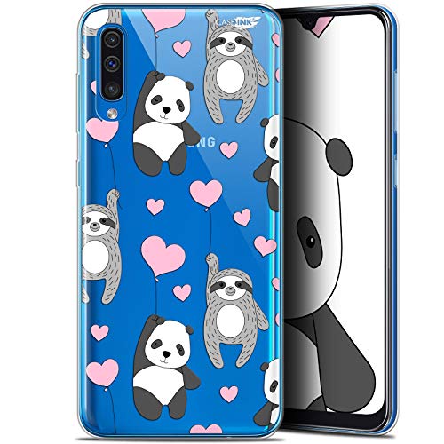 Caseink Hülle für Samsung Galaxy A50 (6.4) Schutzhülle Case Gel HD [ Gedruckt in Frankreich Flexibel - Anti-Schock ] Panda'mour von Caseink