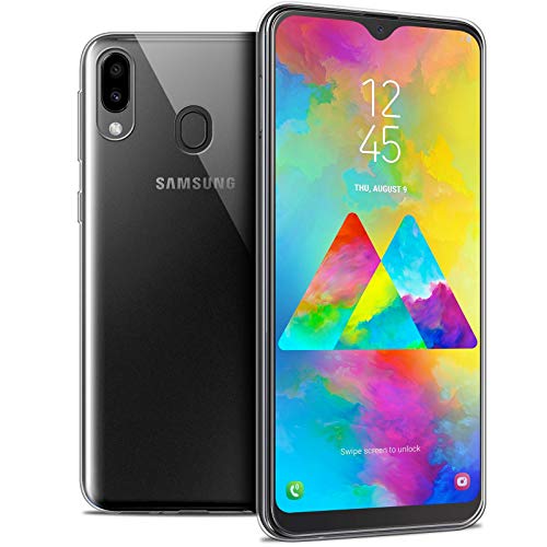 Caseink Hülle für Samsung Galaxy M20 (6.3) [Crystal Ultra Clear HD - Semi Rigide Flexibel TPU Gel Transparent - Extra Fin 1mm] von Caseink