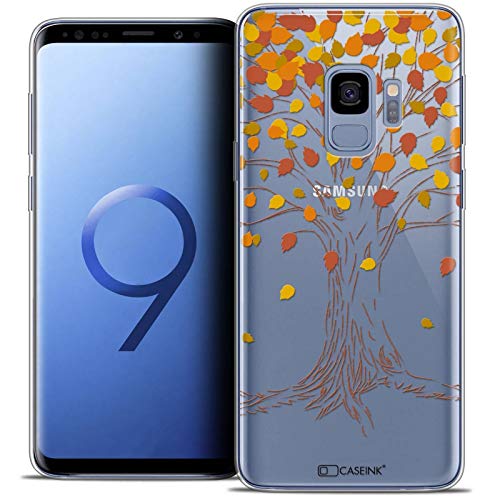 Caseink Hülle für Samsung Galaxy S9 (5.8) Schutzhülle Case [Crystal Gel Motif HD Kollektion Autumn 16 Design Tree - Flexibel - Ultra dünn - Gedruckt in Frankreich] von Caseink