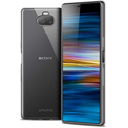 Caseink Hülle für Sony Xperia 10 (6) [Crystal Ultra Clear HD - Semi Rigide Flexibel TPU Gel Transparent - Extra Fin 1mm] von Caseink