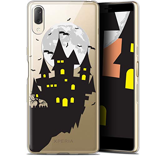 Caseink Hülle für Sony Xperia L3 (5.7) [Schutzhülle Case Gel HD Kollektion Halloween Design Castle Dream - Flexibel - Ultra dünn ] von Caseink