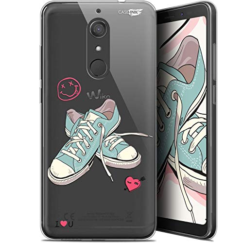 Caseink Hülle für Wiko View XL (5.99) Schutzhülle Case Gel HD Flexibel - Anti-Schock - Gedruckt in Frankreich MES Sneakers d'Amour von Caseink