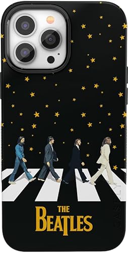 Casely Hülle entworfen für iPhone 13 Pro Max | Beatles | Night Walk | Abbey Road Dual Image | Bold Case kompatibel mit MagSafe von Casely