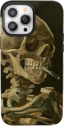 Casely iPhone 14 Pro Hülle | After Hours | Van Gogh Skelett | Kompatibel mit MagSafe von Casely