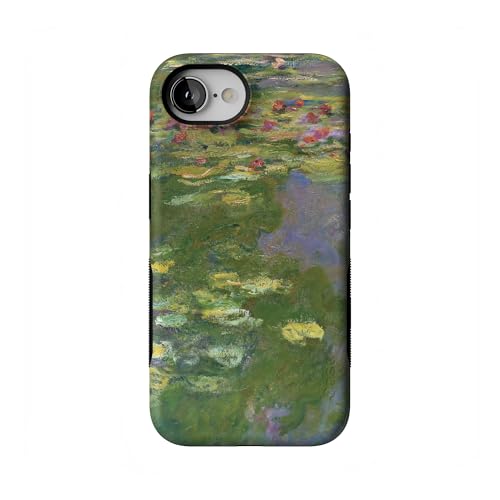 Casely iPhone 16e Hülle | Monets Seerosen | Das Met Museum | Kompatibel mit MagSafe | Mutiges Schutzdesign von Casely