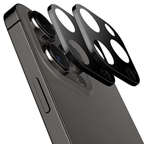 Caseology 2 Stück Kamera Panzerglas Kompatibel mit iPhone 14 Pro Max Kompatibel mit iPhone 14 Pro Kamera Schutzglas - Black von Caseology