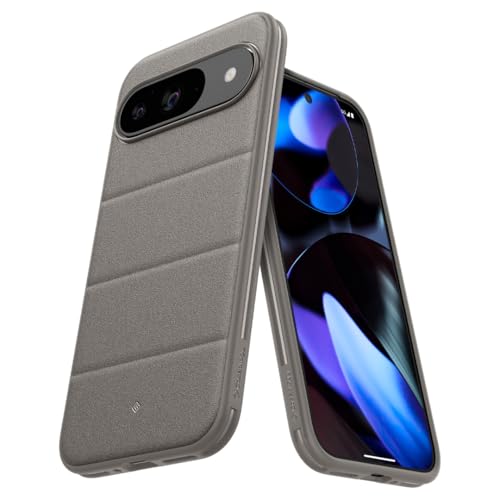 Caseology Athlex für Google Pixel 9 / Google Pixel 9 Pro Hülle, [Sandsteinstruktur für Kratzfestigkeit] [Fallschutz in Militärqualität] Hülle für Google Pixel 9 / Pixel 9 Pro – Aktive Grau von Caseology