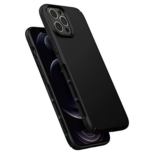 Caseology Dual Grip Hülle Kompatibel mit iPhone 12 Pro Max (6.7") - Schwarz von Caseology