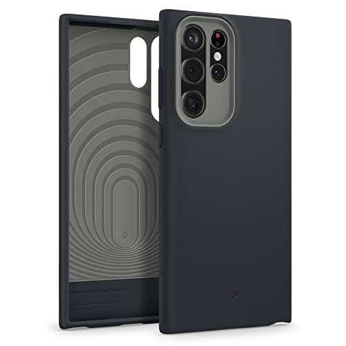 Caseology Nano Pop Hülle Kompatibel mit Samsung Galaxy S22 Ultra 5G - Black Sesame von Caseology