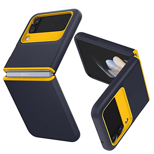 Caseology Nano Pop Hülle Kompatibel mit Samsung Galaxy Z Flip 4 5G- Blueberry Navy von Caseology