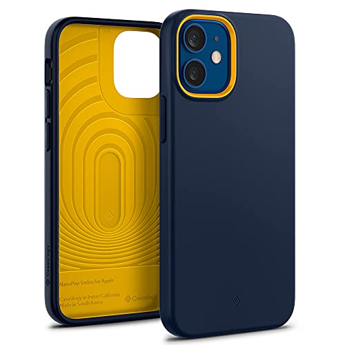 Caseology Nano Pop Hülle Kompatibel mit iPhone 12 Mini - Navy von Caseology