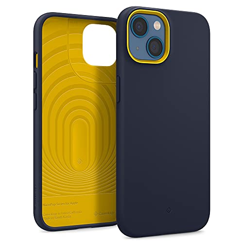 Caseology Nano Pop Hülle Kompatibel mit iPhone 13 Anti-Staub Beschichtung Handyhülle - Blueberry Navy von Caseology