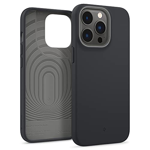 Caseology Nano Pop Hülle Kompatibel mit iPhone 13 Pro - Black Sesame von Caseology