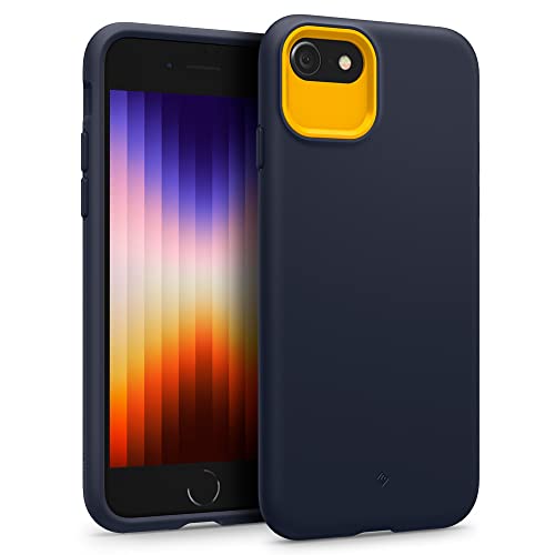 Caseology Nano Pop Hülle Kompatibel mit iPhone SE 2022 5G Kompatibel mit iPhone 2020 und iPhone 7 und iPhone 8 - Blueberry Navy von Caseology