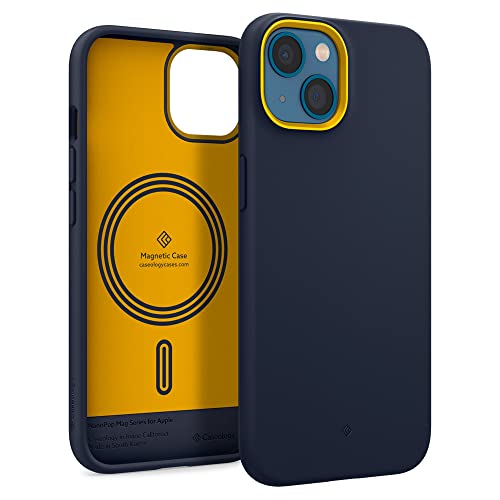 Caseology Nano Pop Mag Hülle Kompatibel mit iPhone 13 - Blueberry Navy von Caseology