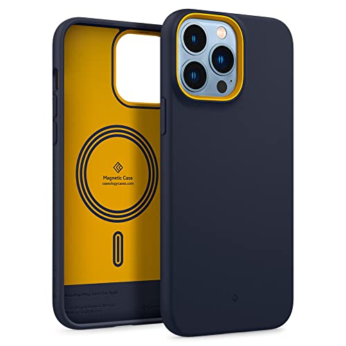 Caseology Nano Pop Mag Hülle Kompatibel mit iPhone 13 Pro Max - Blueberry Navy von Caseology