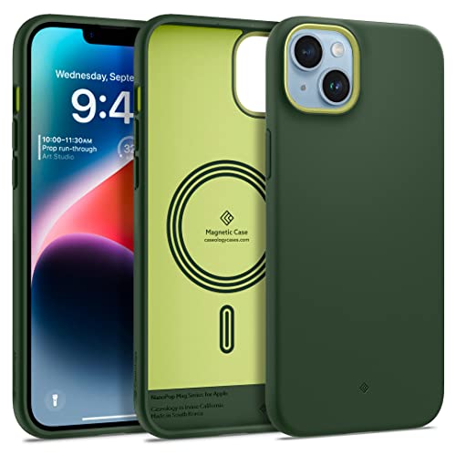 Caseology Nano Pop Mag Hülle Kompatibel mit iPhone 14 - AVO Green von Caseology