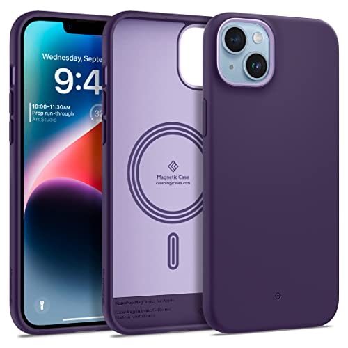 Caseology Nano Pop Mag Hülle Kompatibel mit iPhone 14 Plus - Grape Purple von Caseology
