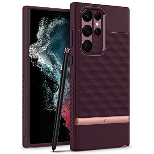 Caseology Parallax Hülle Kompatibel mit Samsung Galaxy S22 Ultra 5G - Burgundy Caseology Parallax Hülle Kompatibel mit Samsung Galaxy S22 Ultra 5G - Burgundy von Caseology