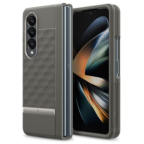 Caseology Parallax Hülle Kompatibel mit Samsung Galaxy Z Fold 4 - Ash Gray von Caseology