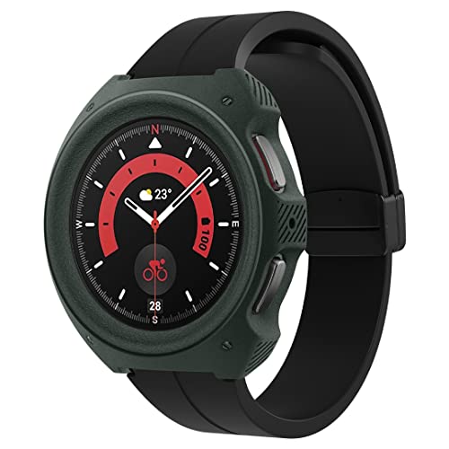 Caseology Vault Hülle Kompatibel mit Galaxy Watch 5 Pro 45mm - Midnight Green von Caseology