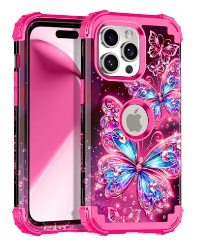 Casetego Schutzhülle für iPhone 15 Pro Max, leuchtet im Dunkeln, dreilagig, robust, stoßfest, vollständiger Schutz, robustes Hart-PC + weiches TPU, Stoßfängerhülle für Apple iPhone 15 Pro Max 6,7 Zoll Casetego Schutzhülle für iPhone 15 Pro Max, leuchtet im Dunkeln, dreilagig, robust, stoßfest, vollständiger Schutz, robustes Hart-PC + weiches TPU, Stoßfängerhülle für Apple iPhone 15 Pro Max 6,7 Zoll von Casetego
