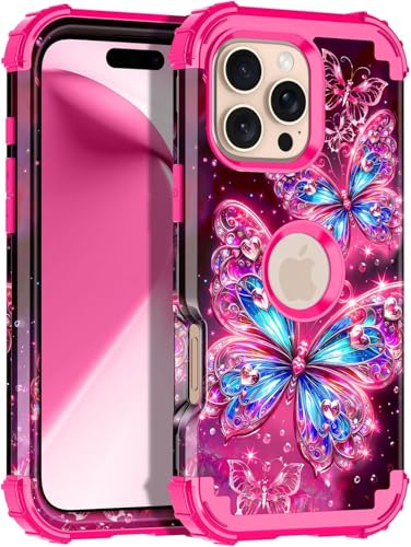 Casetego Schutzhülle für iPhone 16 Pro Max, leuchtet im Dunkeln, dreilagig, robust, stoßfest, vollständiger Schutz, robustes Hart-PC + weiches TPU-Stoßfängergehäuse für Apple iPhone 16 Pro Max 17,5 cm Casetego Schutzhülle für iPhone 16 Pro Max, leuchtet im Dunkeln, dreilagig, robust, stoßfest, vollständiger Schutz, robustes Hart-PC + weiches TPU-Stoßfängergehäuse für Apple iPhone 16 Pro Max 17,5 cm von Casetego