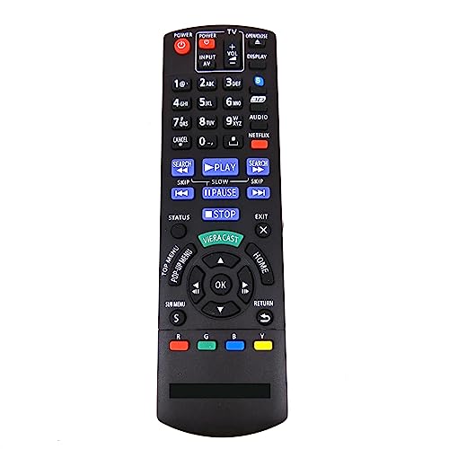 1pc Ersatz for N2QAYB000574 Blu-Ray-Player Fernbedienung for DMP-BDT310 BDT210 Fernbedienung von Casetlong