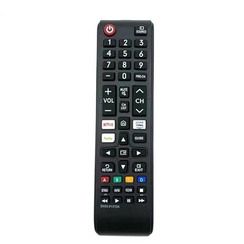Casetlong 1 Stück BN59-01315A BN59-01315D BN59-01315B TV-Fernbedienung mit Netflix Prime Video for Rakuten TV-Taste for Samsung Smart TV(BN59-01315A) von Casetlong