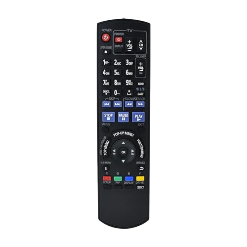 Casetlong Fernbedienung for Panasonic Blu-ray Disc Player N2QAYB000508 DMP-BDT350 DMPB500 DMPBD30, DMPBD30K DMPBD35 DMPBD35K Casetlong Fernbedienung for Panasonic Blu-ray Disc Player N2QAYB000508 DMP-BDT350 DMPB500 DMPBD30, DMPBD30K DMPBD35 DMPBD35K von Casetlong
