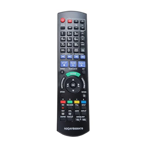 Fernbedienung N2QAYB000479 Ersetzt for Panasonic Blu-ray Disc Recorder DMRBW780 DMR-BW780 N2QAYB000475 DMRBW780GL von Casetlong