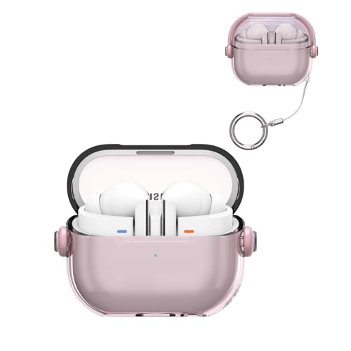 Casevita Clear Lock Case Kompatibel mit Samsung Galaxy Buds3 Pro/Galaxy Buds3 mit Schlüsselanhänger, Niedliches Musik-Design, Stoßfeste Schutzhülle für Mann Frau mit Ständer Casevita Clear Lock Case Kompatibel mit Samsung Galaxy Buds3 Pro/Galaxy Buds3 mit Schlüsselanhänger, Niedliches Musik-Design, Stoßfeste Schutzhülle für Mann Frau mit Ständer von Casevita