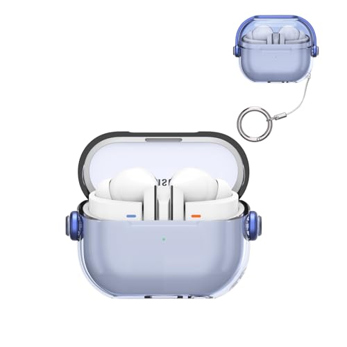 Casevita Clear Lock Case Kompatibel mit Samsung Galaxy Buds3 Pro/Galaxy Buds3 mit Schlüsselanhänger, Niedliches Musik-Design, Stoßfeste Schutzhülle für Mann Frau mit Ständer Casevita Clear Lock Case Kompatibel mit Samsung Galaxy Buds3 Pro/Galaxy Buds3 mit Schlüsselanhänger, Niedliches Musik-Design, Stoßfeste Schutzhülle für Mann Frau mit Ständer von Casevita