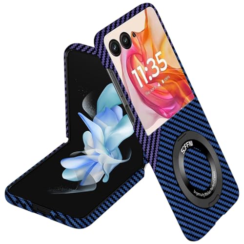 Casevita Kompatibel mit Motorola Razr 50 Ultra Hülle, Ständer, Karbonfaser, stoßfeste Schutzhülle, kompatibel mit MagSafe kabellosem Ladegerät, kompatibel mit Moto Razr 50 Ultra Casevita Kompatibel mit Motorola Razr 50 Ultra Hülle, Ständer, Karbonfaser, stoßfeste Schutzhülle, kompatibel mit MagSafe kabellosem Ladegerät, kompatibel mit Moto Razr 50 Ultra von Casevita