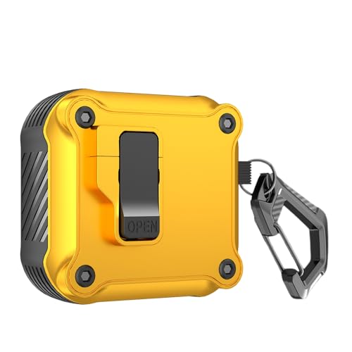 Casevita Lock Case Kompatibel mit AirPods 4 mit aktiver Geräuschunterdrückung mit Schlüsselanhänger, Armor Rugged Shockproof Schutzhülle Kompatibel mit AirPods 4 Casevita Lock Case Kompatibel mit AirPods 4 mit aktiver Geräuschunterdrückung mit Schlüsselanhänger, Armor Rugged Shockproof Schutzhülle Kompatibel mit AirPods 4 von Casevita