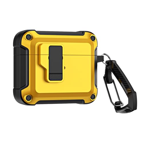 Casevita Lock Case Kompatibel mit AirPods 4 mit aktiver Geräuschunterdrückung mit Schlüsselanhänger, Militärische robuste Rüstung, stoßfeste Schutzhülle, kompatibel mit AirPods 4 Casevita Lock Case Kompatibel mit AirPods 4 mit aktiver Geräuschunterdrückung mit Schlüsselanhänger, Militärische robuste Rüstung, stoßfeste Schutzhülle, kompatibel mit AirPods 4 von Casevita