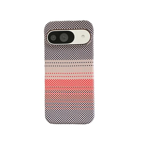 Casevita Magnetische Schutzhülle, kompatibel mit Google Pixel 7 Pro, Kohlefaser, Aramidgradient, Militärqualität, stoßfest, dünn, für Mann und Frau, Grau Casevita Magnetische Schutzhülle, kompatibel mit Google Pixel 7 Pro, Kohlefaser, Aramidgradient, Militärqualität, stoßfest, dünn, für Mann und Frau, Grau von Casevita