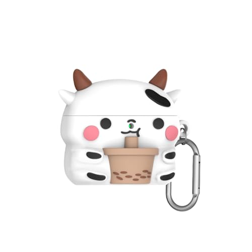 Casevita Niedliche Hülle, kompatibel mit AirPods 4, mit aktiver Geräuschunterdrückung, mit Schlüsselanhänger, weiches Silikon, Cartoon, lustig, Anime, Kuh, stoßfeste Schutzhülle für Damen Casevita Niedliche Hülle, kompatibel mit AirPods 4, mit aktiver Geräuschunterdrückung, mit Schlüsselanhänger, weiches Silikon, Cartoon, lustig, Anime, Kuh, stoßfeste Schutzhülle für Damen von Casevita