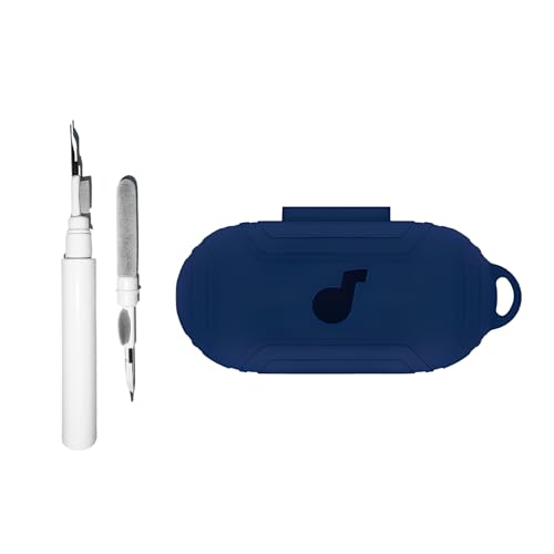 Casevita Schutzhülle aus weichem Silikon, kompatibel mit Anker Soundcore V30i, mit Reinigungsset, einfarbige Schutzhülle für V30i Kopfhörer mit offenem Ohr von Casevita