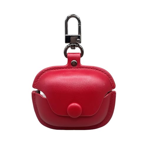 Casevita Schutzhülle kompatibel mit Bose Ultra Open Earbuds mit Schlüsselanhänger, weiche PU-Leder-Schutzhülle für Bose Open Ear Case für Damen und Herren von Casevita
