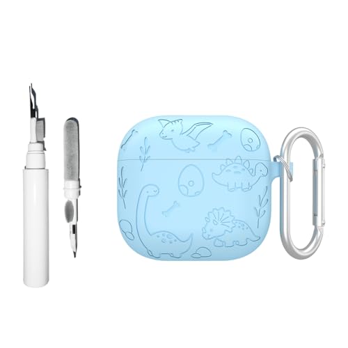 Casevita Süße Hülle, kompatibel mit AirPods 4, mit aktiver Geräuschunterdrückung, mit Schlüsselanhänger, Cartoon-Anime-Dinosaurier, weiche Schutzhülle mit Reinigungsset Casevita Süße Hülle, kompatibel mit AirPods 4, mit aktiver Geräuschunterdrückung, mit Schlüsselanhänger, Cartoon-Anime-Dinosaurier, weiche Schutzhülle mit Reinigungsset von Casevita