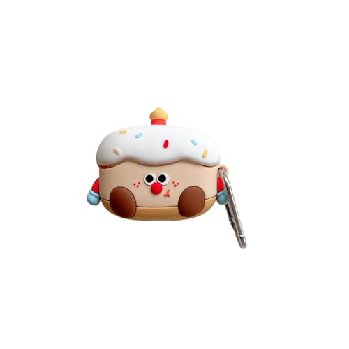 Casevita Süße Hülle Kompatibel mit AirPods 4 mit Aktiver Geräuschunterdrückung mit Schlüsselanhänger, Solft Silikon Cartoon Anime Kuchen Schutzhülle Kompatibel mit AirPods 4 Casevita Süße Hülle Kompatibel mit AirPods 4 mit Aktiver Geräuschunterdrückung mit Schlüsselanhänger, Solft Silikon Cartoon Anime Kuchen Schutzhülle Kompatibel mit AirPods 4 von Casevita