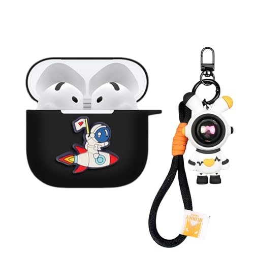 Casevita Süße Hülle kompatibel mit Airpods 4 mit Schlüsselanhänger, Solft Silikon Cartoon Anime Schutzhülle Kompatibel mit AirPods 4 mit aktiver Geräuschunterdrückung für Mann Frau Casevita Süße Hülle kompatibel mit Airpods 4 mit Schlüsselanhänger, Solft Silikon Cartoon Anime Schutzhülle Kompatibel mit AirPods 4 mit aktiver Geräuschunterdrückung für Mann Frau von Casevita