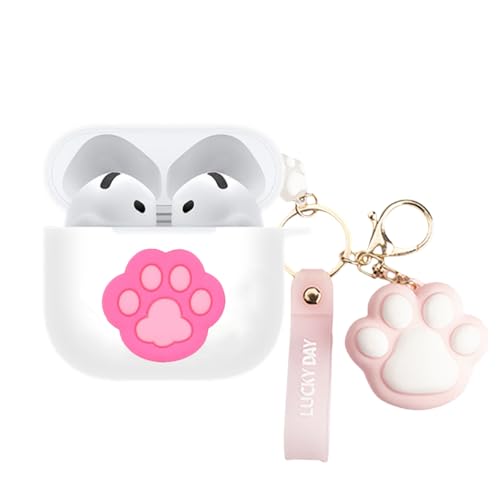 Casevita Süße Hülle kompatibel mit Airpods 4 mit Schlüsselanhänger, Solft Silikon Cartoon Anime Schutzhülle Kompatibel mit AirPods 4 mit aktiver Geräuschunterdrückung für Mann Frau Casevita Süße Hülle kompatibel mit Airpods 4 mit Schlüsselanhänger, Solft Silikon Cartoon Anime Schutzhülle Kompatibel mit AirPods 4 mit aktiver Geräuschunterdrückung für Mann Frau von Casevita