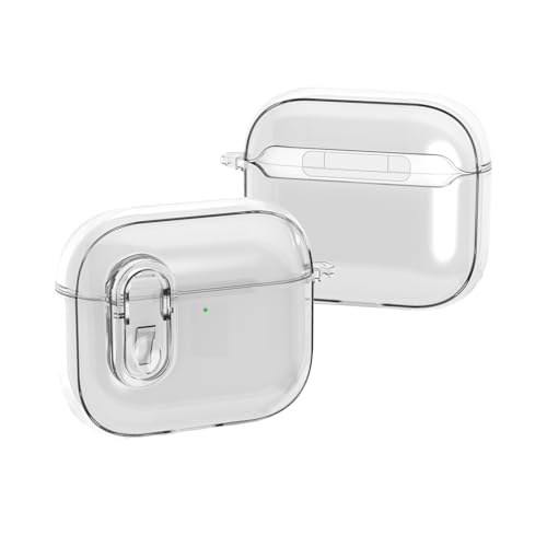Casevita Transparente Hülle kompatibel mit AirPods 4 mit aktiver Geräuschunterdrückung mit Schlüsselanhänger, sichere Verriegelung Schutzhülle für Mann Frau Kompatibel mit AirPods 4 Casevita Transparente Hülle kompatibel mit AirPods 4 mit aktiver Geräuschunterdrückung mit Schlüsselanhänger, sichere Verriegelung Schutzhülle für Mann Frau Kompatibel mit AirPods 4 von Casevita
