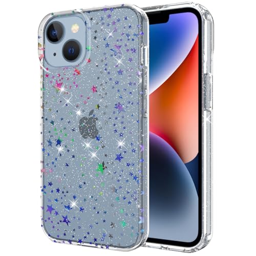 Casevita Transparente Schutzhülle, kompatibel mit iPhone 15 Plus, niedlicher Glitzer, Laser-Stra, Ganzkörperschutz, schlank, stoßfest, kabellose Ladegeräte für Damen Casevita Transparente Schutzhülle, kompatibel mit iPhone 15 Plus, niedlicher Glitzer, Laser-Stra, Ganzkörperschutz, schlank, stoßfest, kabellose Ladegeräte für Damen von Casevita