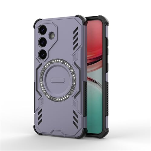 Magnetische Schutzhülle, kompatibel mit Samsung Galaxy S25, Militärqualität, strapazierfähig, stoßfest, dünn, Schutzhülle für Galaxy S25, für Mann und Frau, Violett Magnetische Schutzhülle, kompatibel mit Samsung Galaxy S25, Militärqualität, strapazierfähig, stoßfest, dünn, Schutzhülle für Galaxy S25, für Mann und Frau, Violett von Casevita
