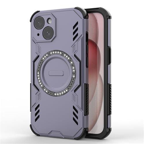 Magnetische Schutzhülle, kompatibel mit iPhone 15 Plus, Militärqualität, strapazierfähig, unterstützt kabelloses Laden, stoßfest, dünn, Schutzhülle für iPhone 15 Plus, für Mann und Frau, Violett Magnetische Schutzhülle, kompatibel mit iPhone 15 Plus, Militärqualität, strapazierfähig, unterstützt kabelloses Laden, stoßfest, dünn, Schutzhülle für iPhone 15 Plus, für Mann und Frau, Violett von Casevita