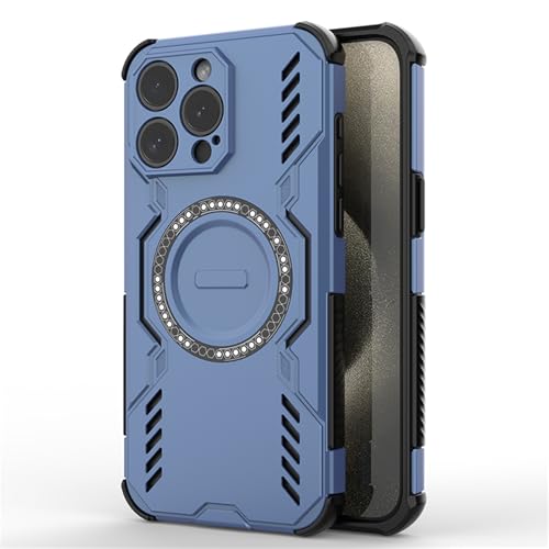 Magnetische Schutzhülle, kompatibel mit iPhone 16 Pro Max, Militärqualität, strapazierfähig, unterstützt kabelloses Laden, stoßfest, dünn, Schutzhülle für iPhone 16 Pro Max, für Mann und Frau, Blau Magnetische Schutzhülle, kompatibel mit iPhone 16 Pro Max, Militärqualität, strapazierfähig, unterstützt kabelloses Laden, stoßfest, dünn, Schutzhülle für iPhone 16 Pro Max, für Mann und Frau, Blau von Casevita