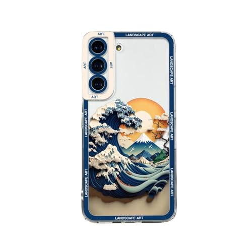 Schutzhülle für Samsung Galaxy S25 Ultra, weiches TPU, Sonnenwellen, Baulandschaft, ästhetisches Kunstdesign, Schutzhülle für Galaxy S25 Ultra, für Damen und Herren Schutzhülle für Samsung Galaxy S25 Ultra, weiches TPU, Sonnenwellen, Baulandschaft, ästhetisches Kunstdesign, Schutzhülle für Galaxy S25 Ultra, für Damen und Herren von Casevita